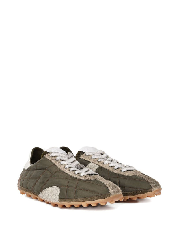 Maison Margiela Low Leather Sneakers - Green