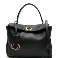 Balenciaga Rodeo Mini Leather Handbag - Black