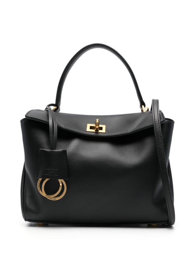Balenciaga Rodeo Mini Leather Handbag - Black