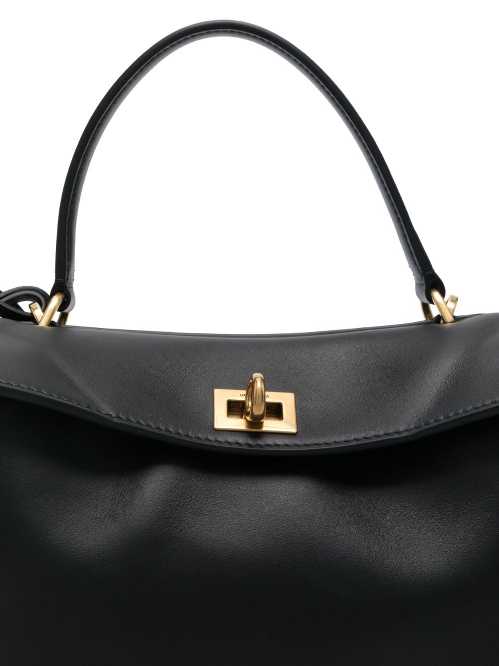 Balenciaga Rodeo Mini Leather Handbag - Black