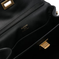 Balenciaga Rodeo Mini Leather Handbag - Black