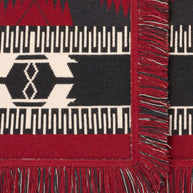 Alanui Icon Jacquard Wool Long Cardigan - Red