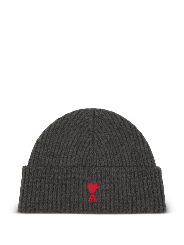 Ami Paris Ami De Coeur Wool Beanie