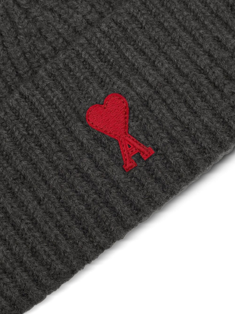 Ami Paris Ami De Coeur Wool Beanie