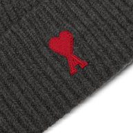 Ami Paris Ami De Coeur Wool Beanie