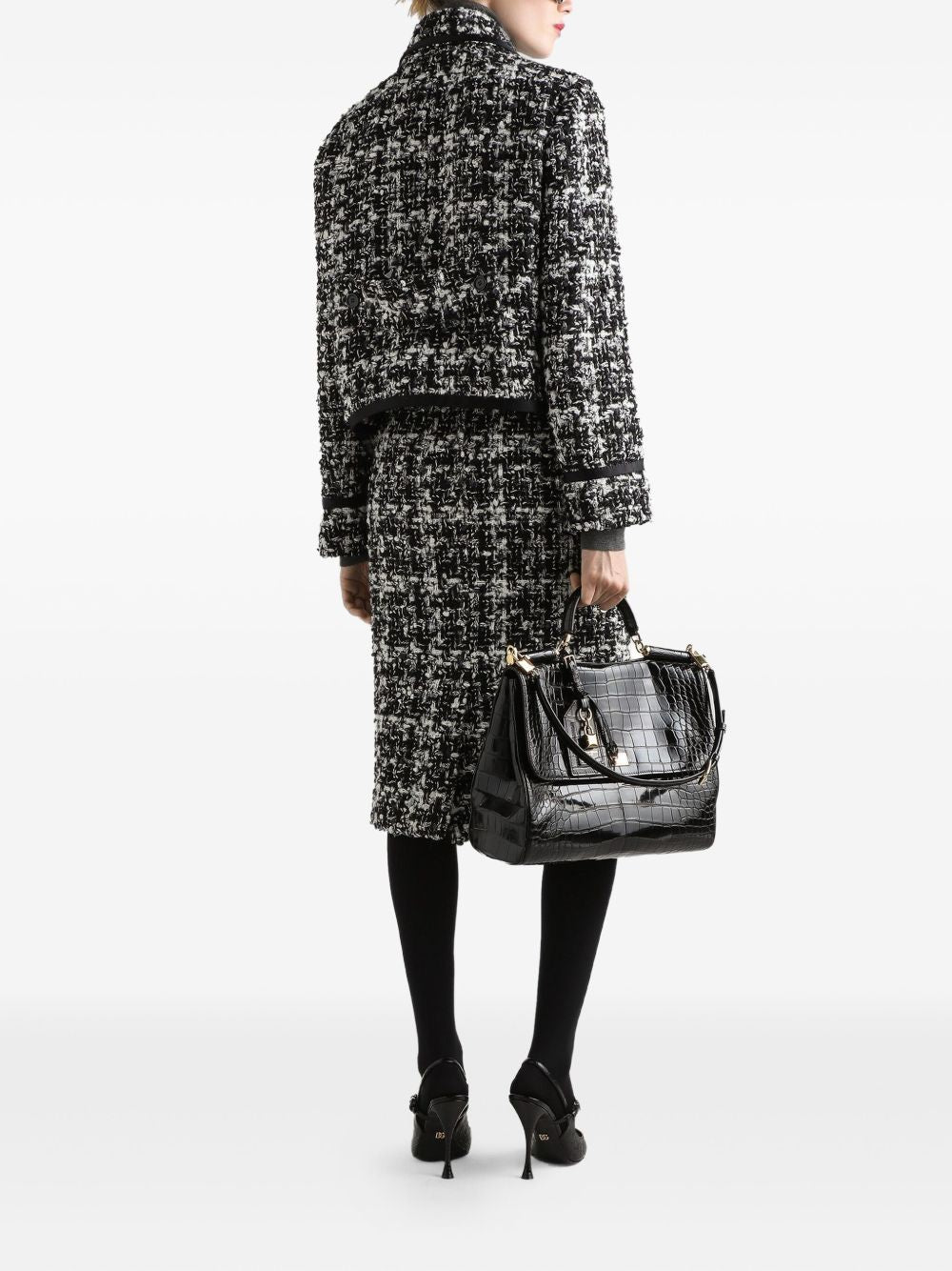 Dolce & Gabbana Wool Blend Midi Skirt