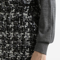 Dolce & Gabbana Wool Blend Midi Skirt