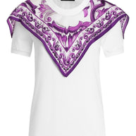 Dolce & Gabbana T-shirt With Scarf - White