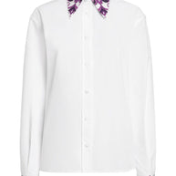 Dolce & Gabbana Cotton Shirt With Maiolica Print