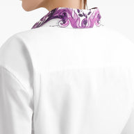 Dolce & Gabbana Cotton Shirt With Maiolica Print