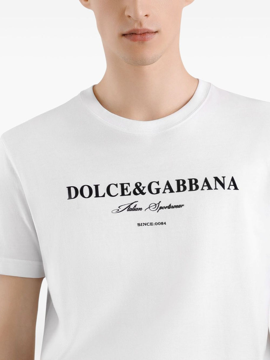 Dolce & Gabbana Logo Cotton T-shirt - White