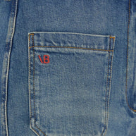 Victoria Beckham High Rise Flared Jeans - Clear Blue