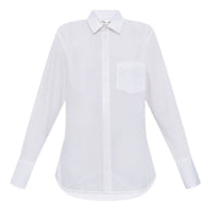 Victoria Beckham Embroidered Logo Shirt - White