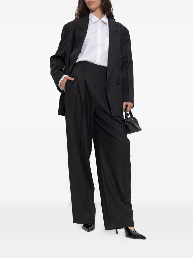 Victoria Beckham Embroidered Logo Shirt - White