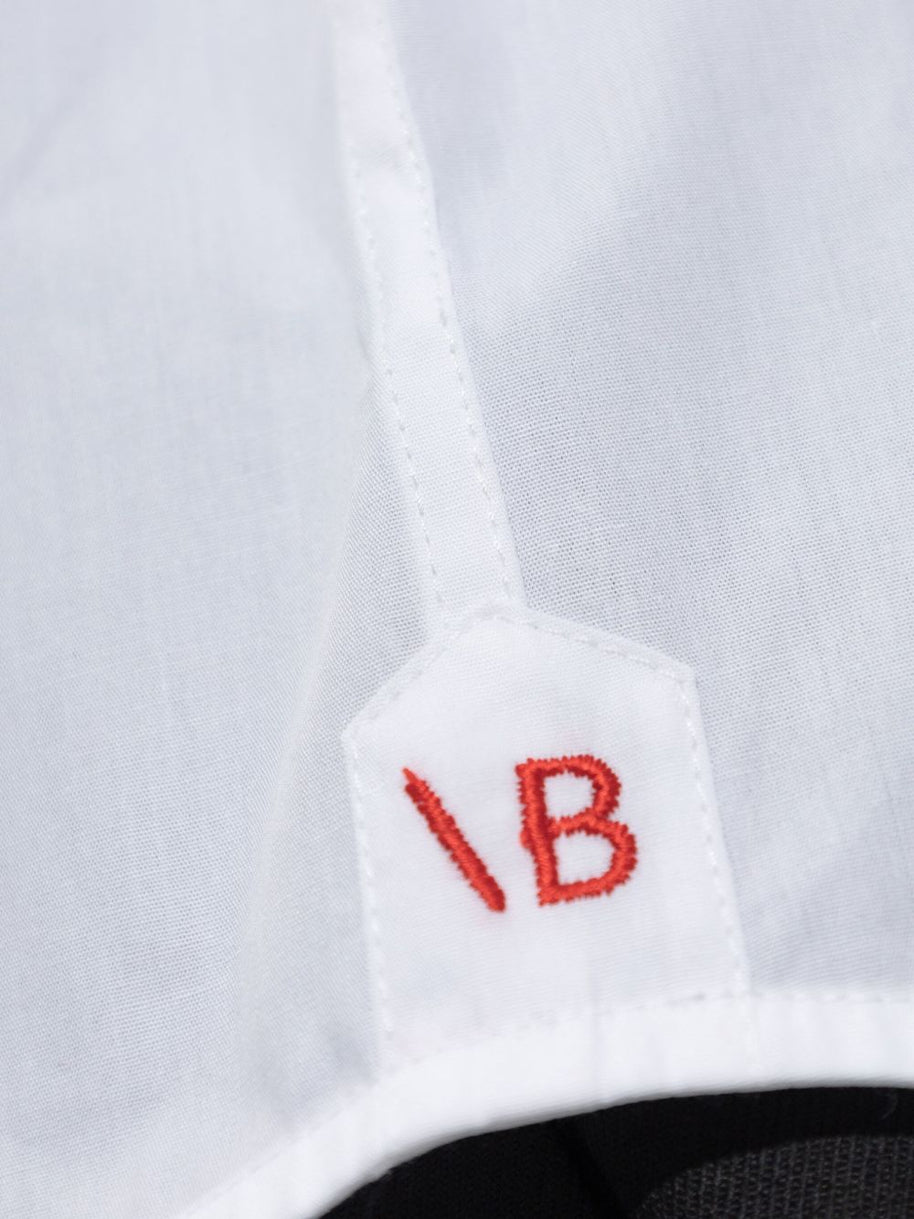 Victoria Beckham Embroidered Logo Shirt - White