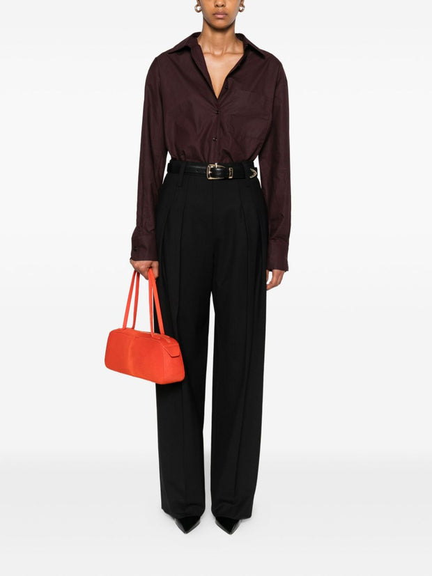 Victoria Beckham Wool Trousers - Black