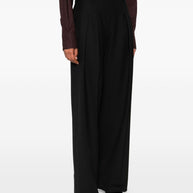 Victoria Beckham Wool Trousers - Black