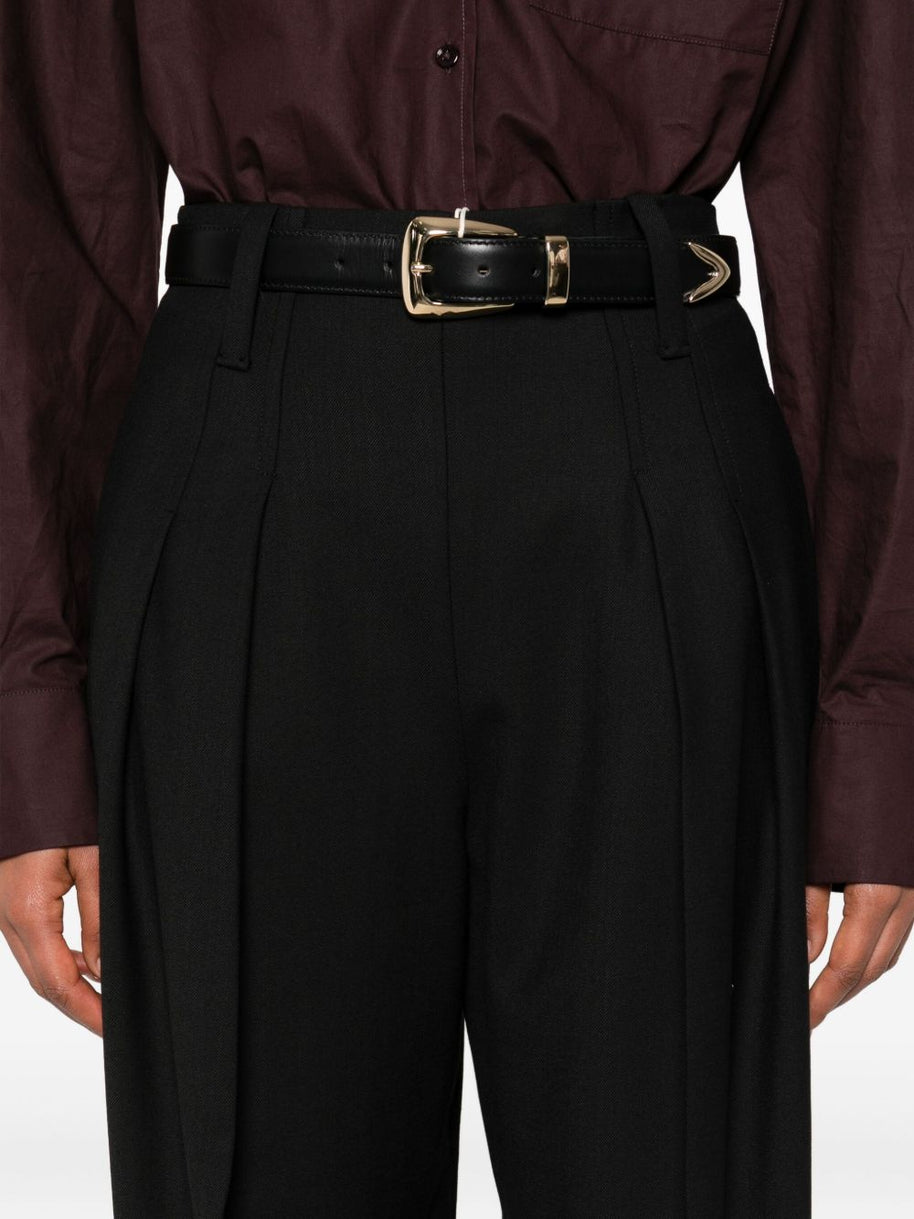 Victoria Beckham Wool Trousers - Black