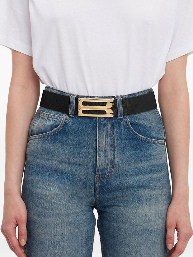 Victoria Beckham Leather Belt - Black