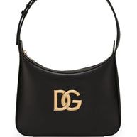 Dolce & Gabbana 3.5 Leather Shoulder Bag - Black