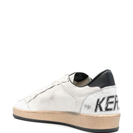 Golden Goose Ball Star Leather Sneakers - Black