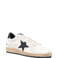 Golden Goose Ball Star Leather Sneakers - Black