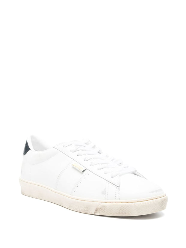 Golden Goose Matchstar Leather Sneakers - Blue