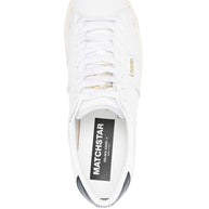 Golden Goose Matchstar Leather Sneakers - Blue