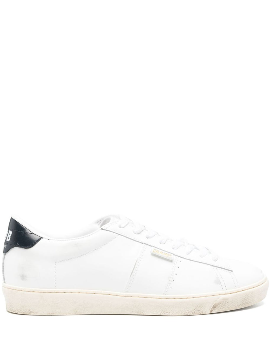 Golden Goose Matchstar Leather Sneakers - Blue