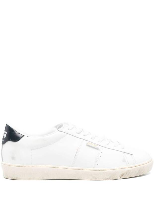 Golden Goose Matchstar Leather Sneakers - Blue