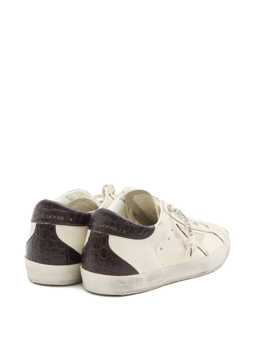 Golden Goose Super-Star Leather Sneakers Bordeaux