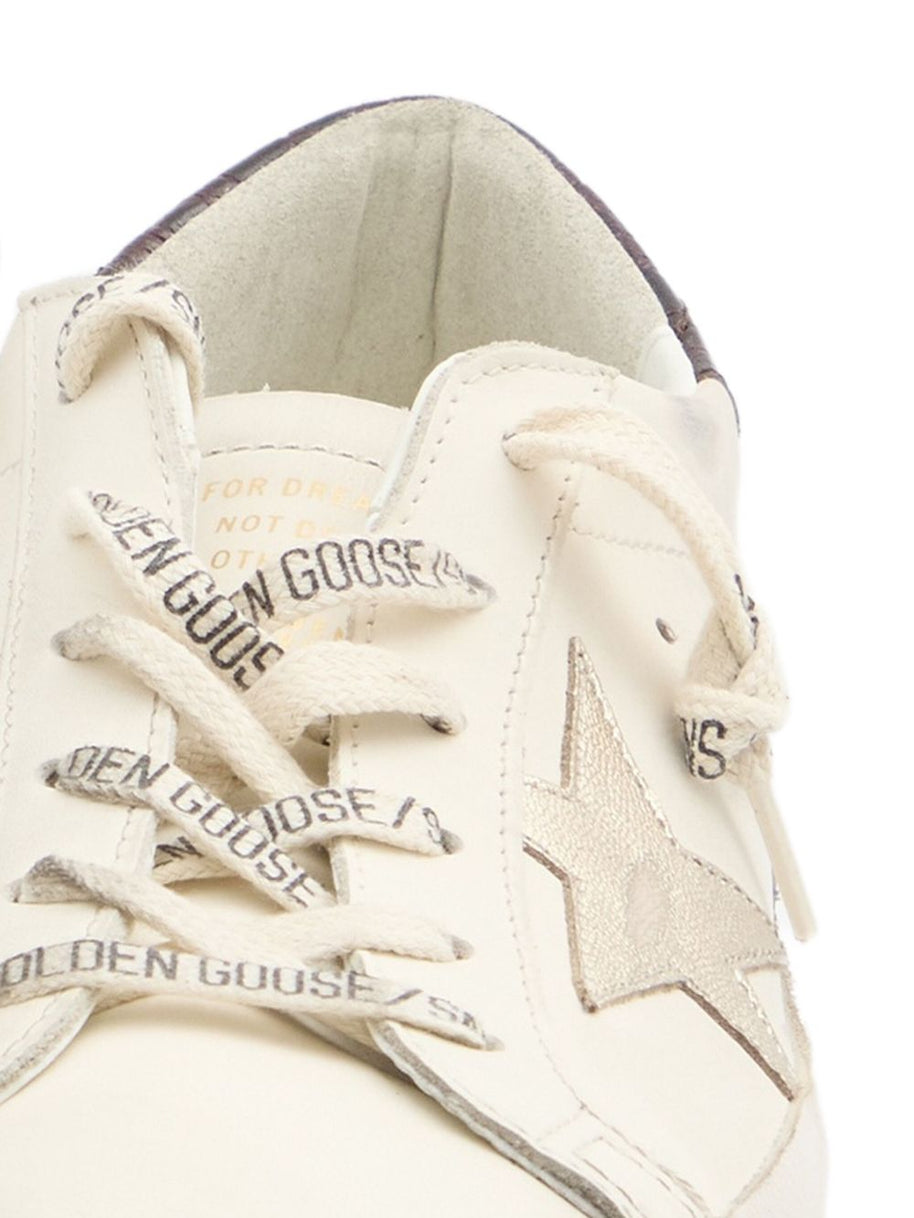 Golden Goose Super-Star Leather Sneakers - Bordeaux