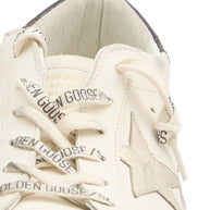 Golden Goose Super-Star Leather Sneakers - Bordeaux