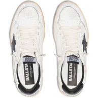 Golden Goose Ball Star Leather Sneakers - White