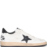Golden Goose Ball Star Leather Sneakers - White