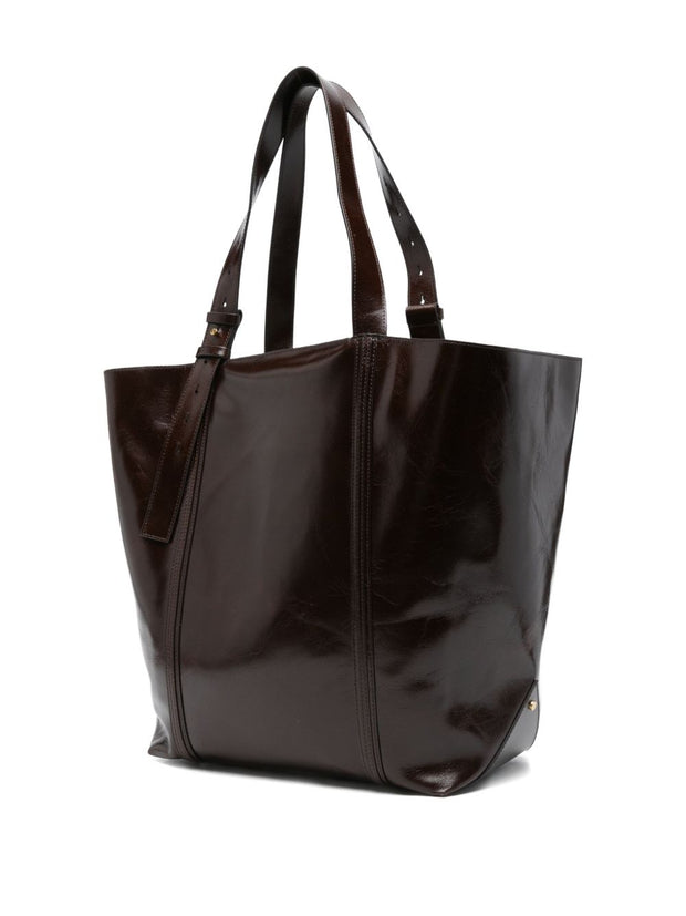 Golden Goose 24.7 Leather Handbag - Brown