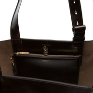 Golden Goose 24.7 Leather Handbag - Brown