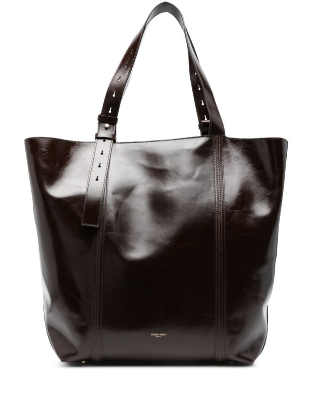 Golden Goose 24.7 Leather Handbag - Brown