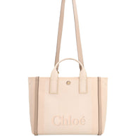 Chloé Carry Canvas Tote Bag Beige