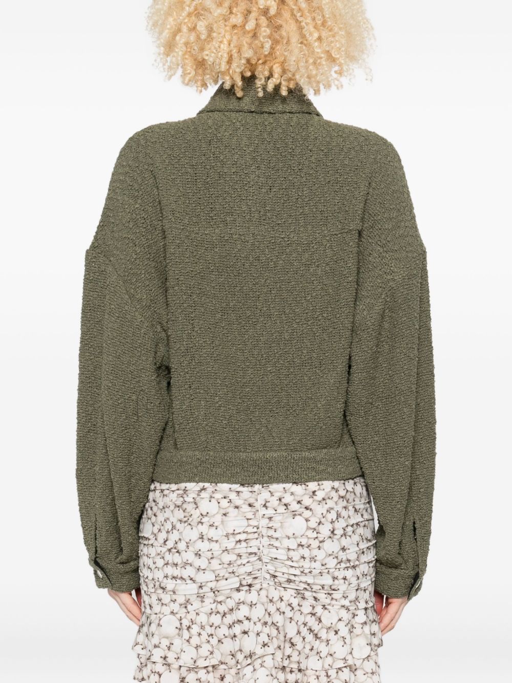 Iro Pabli Cotton Jacket Green