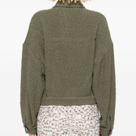Iro Pabli Cotton Jacket Green