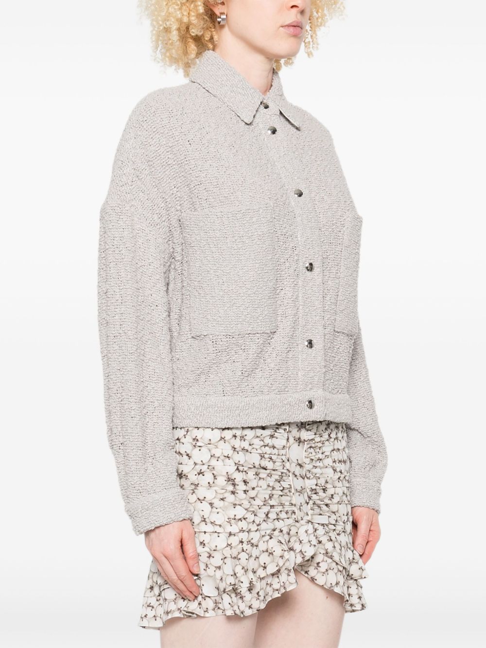 Iro Pabli Cotton Jacket Grey