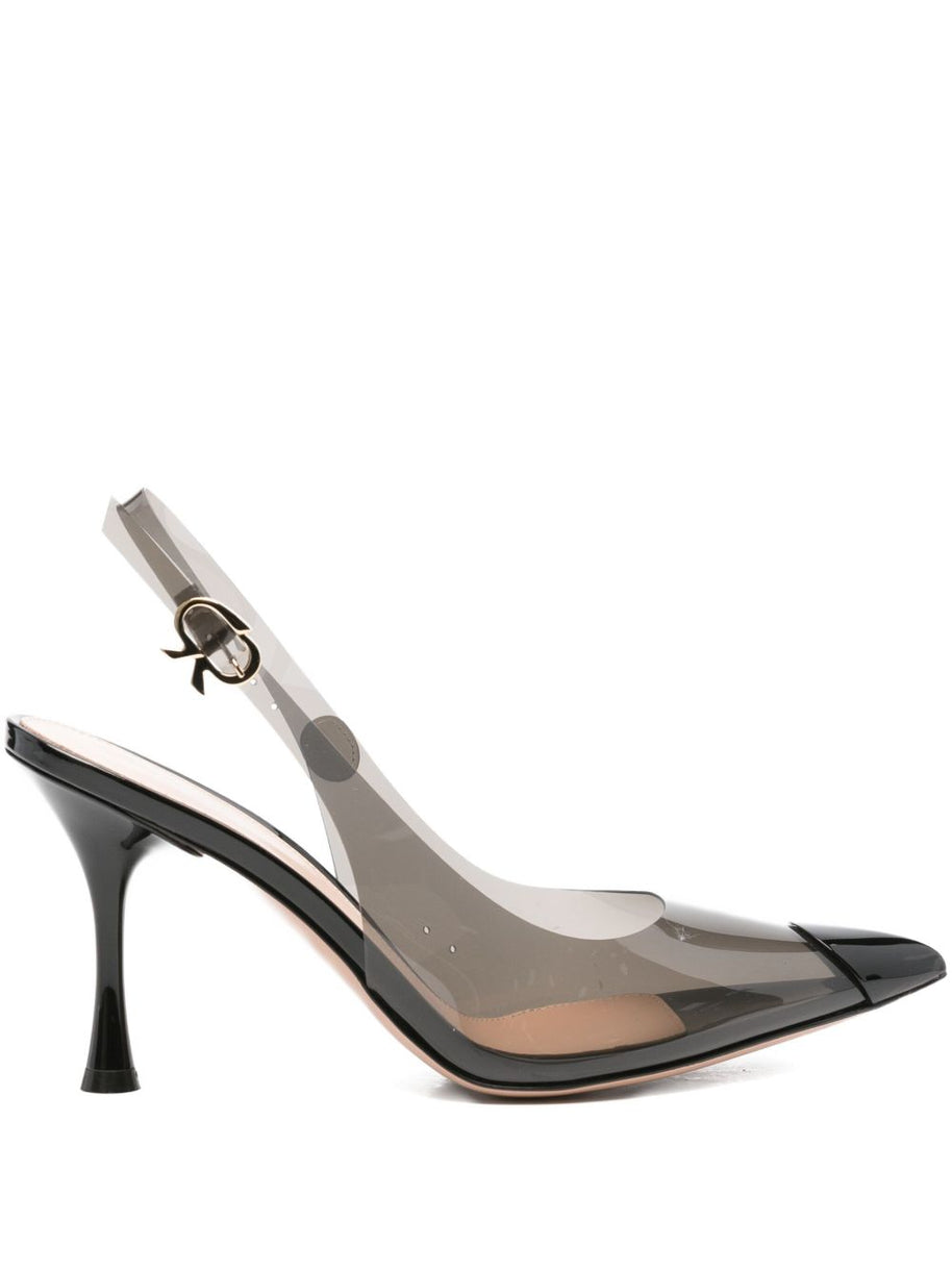Gianvito Rossi Diana 85 TPU Slingback - Black
