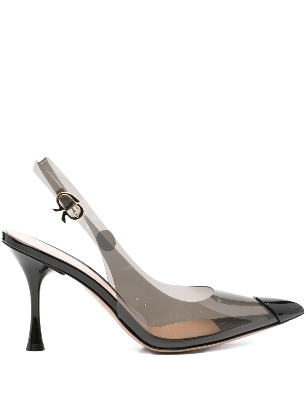 Gianvito Rossi Diana 85 TPU Slingback - Black
