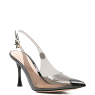 Gianvito Rossi Diana 85 TPU Slingback - Black