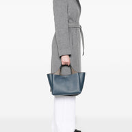 Tod's Mini Leather Shopping Bag -Green