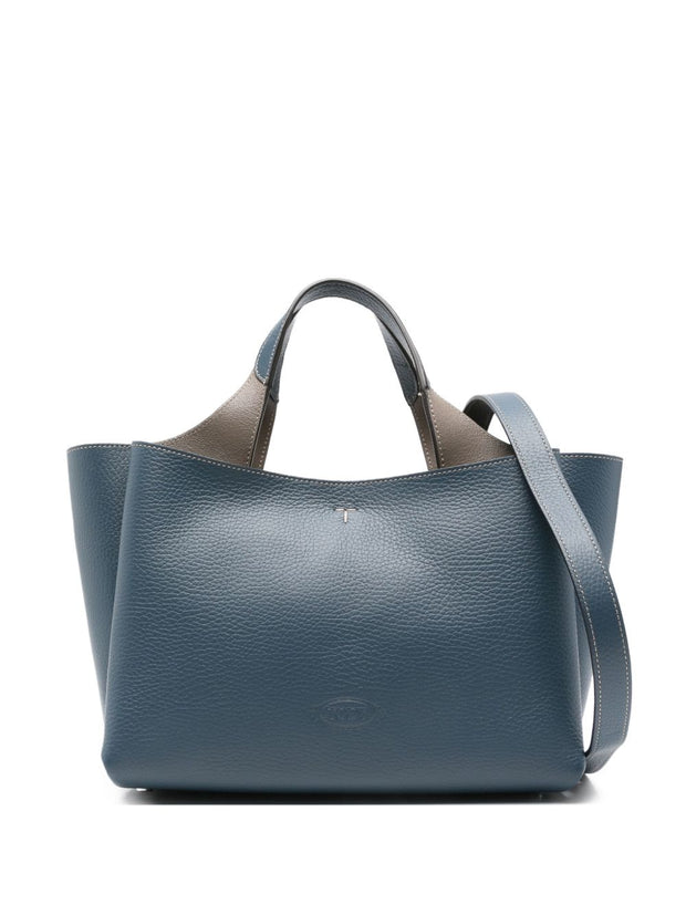 Tod's Mini Leather Shopping Bag -Green