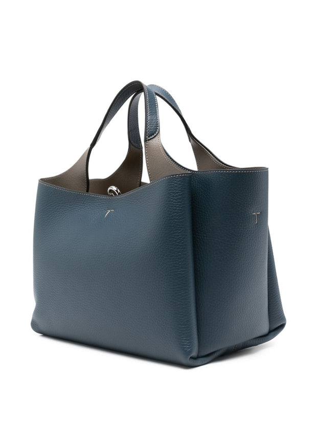 Tod's Mini Leather Shopping Bag -Green