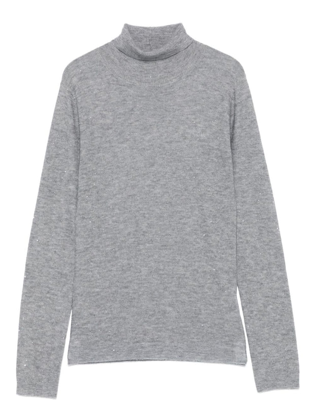 Fabiana Filippi Wool Turtle-neck Sweater - Grey