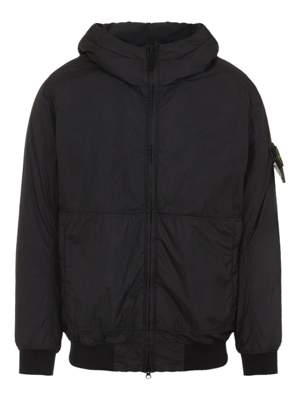 Stone Island Hooded Blouson Jacket - Black